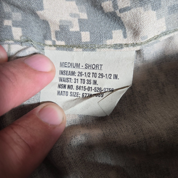 Military A2CU Aircrew Combat Pants Medium Short UCP Camo Flight Trousers USGI - Picture 4 of 9